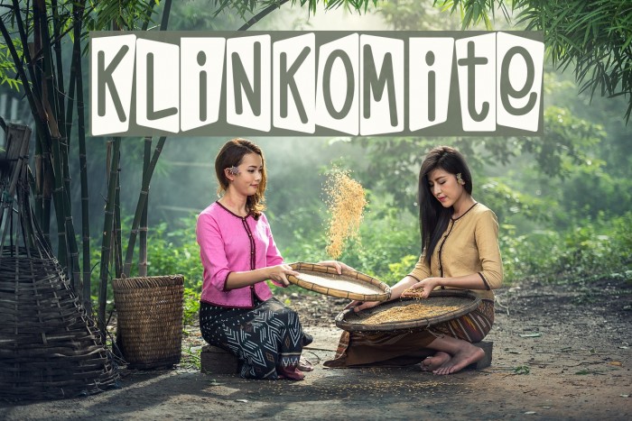 KlinkOMite Font examples