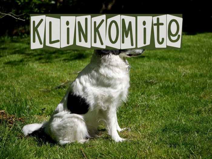 KlinkOMite Font examples