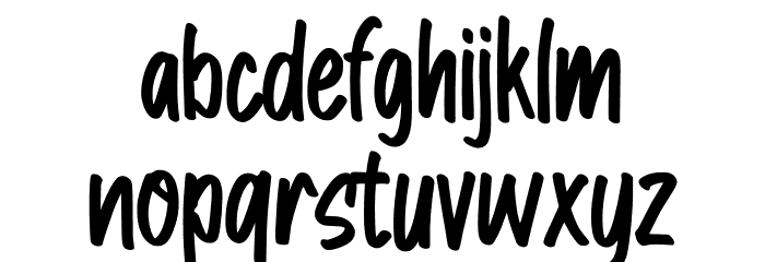 Klisse Font LOWERCASE