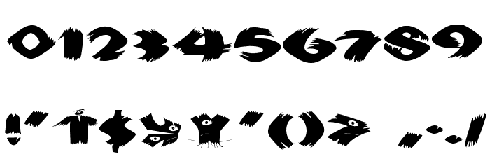 KlitschKOtiquaRound Font OTHER CHARS