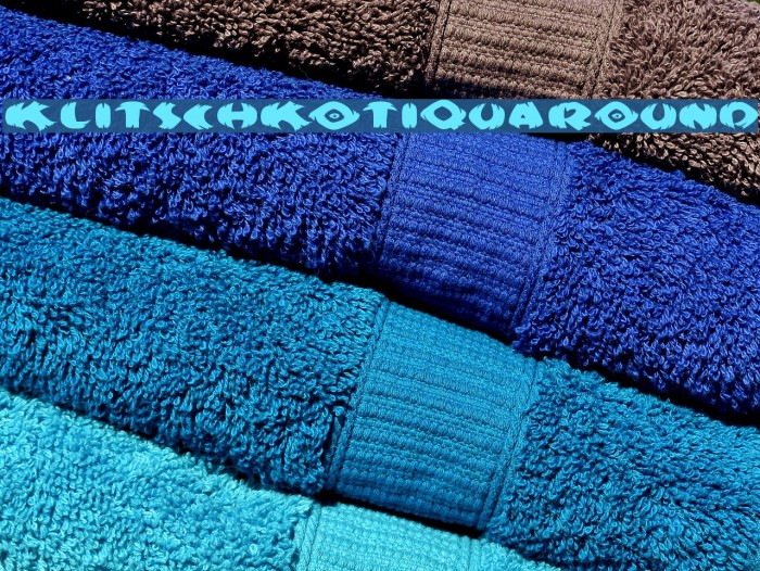 KlitschKOtiquaRound Font examples