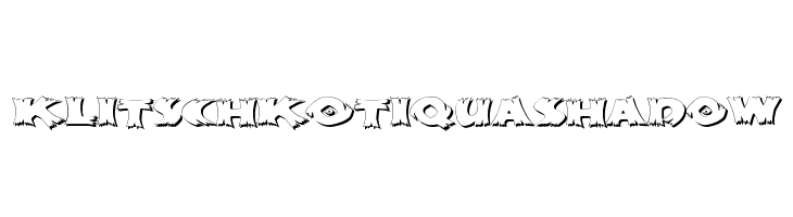 KlitschKOtiquaShadow  baixar fontes gratis