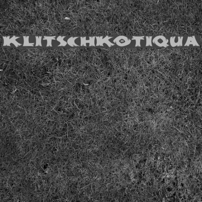 KlitschKOtiqua Шрифта examples