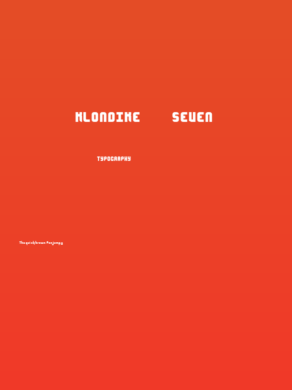 Klondike-Seven Poster