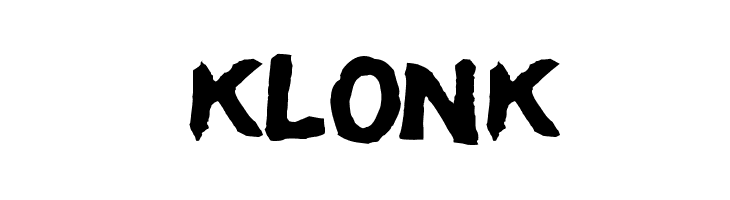 Klonk Font