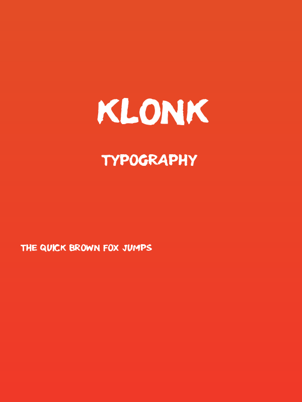 Klonk Poster