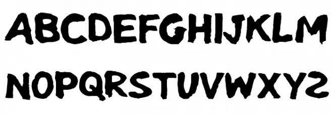 Klonk خط أحرف صغيرة