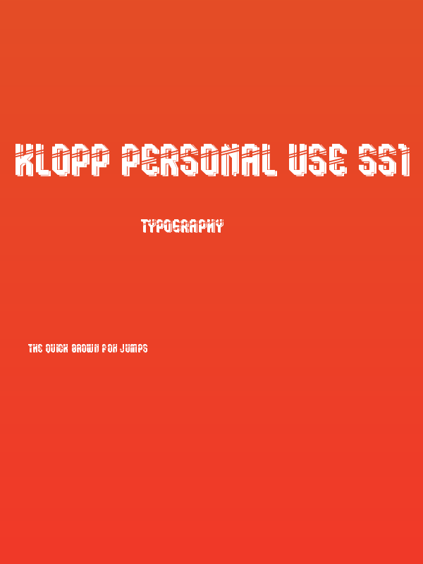 Klopp Personal Use SS1 Poster