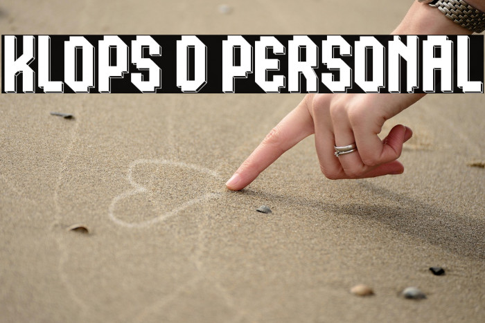 Klops D Personal Example 1