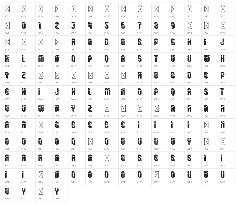 Klops Free Character Map