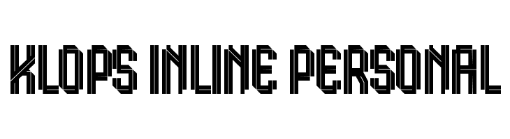 Klops Inline Personal  Fuentes Gratis Descargar