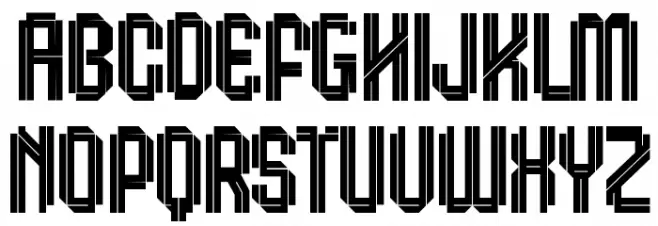 Klops Inline Personal Font Litere mici