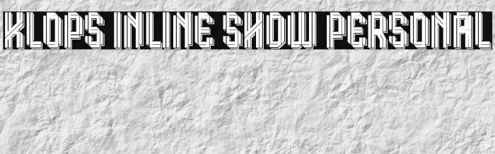 Klops Inline Shdw Personal Example 3