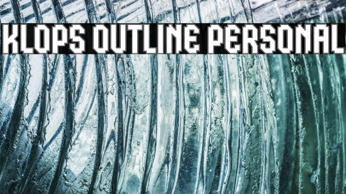 Klops Outline Personal Example 1