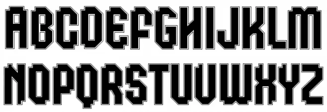 Klops Outline Personal 字体 小写