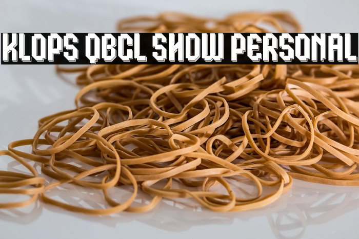 Klops Qbcl Shdw Personal Example 3