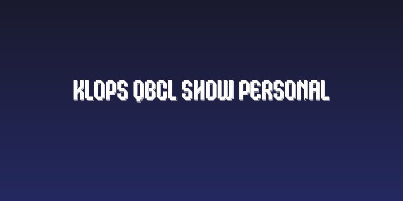 Klops Qbcl Shdw Personal Social Header