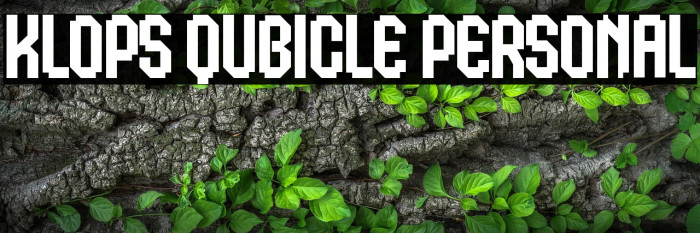 Klops Qubicle Personal Example 3
