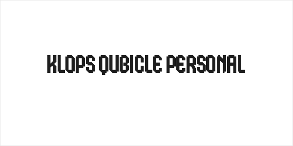 Klops Qubicle Personal Logo