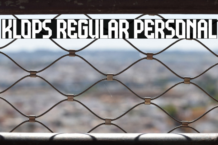 Klops Regular Personal Example 3