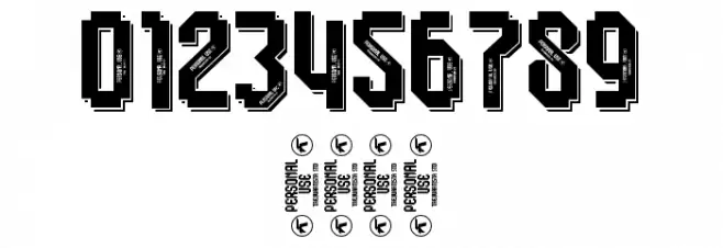 Klops Rglr Shdw Personal Schriftart Anderer Schreiben