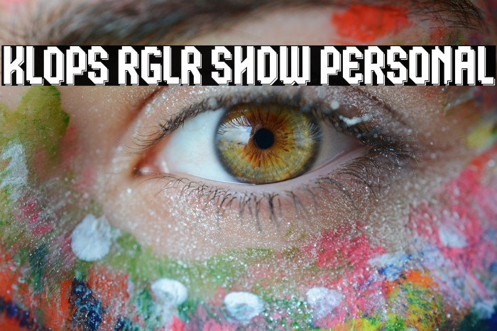 Klops Rglr Shdw Personal Example 3