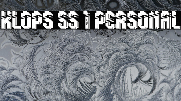 Klops SS 1 Personal Example 1