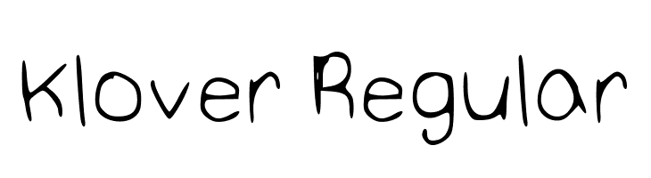 Klover Regular  لخطوط تنزيل