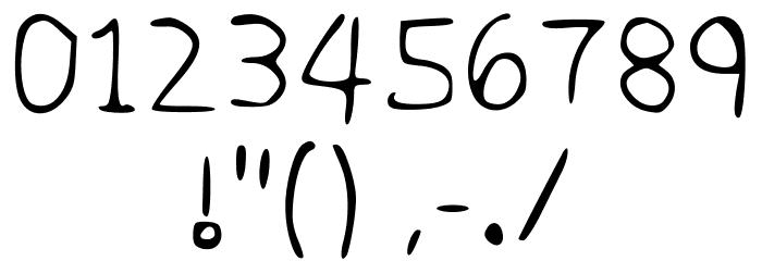 Klover Regular フォント その他の文字