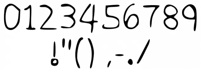 Klover Regular Font OTHER CHARS