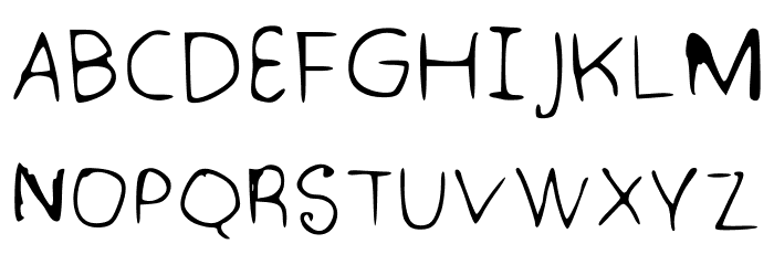 Klover Regular フォント 大文字