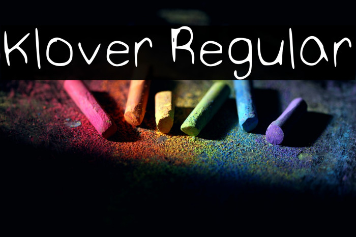 Klover Regular Example 1