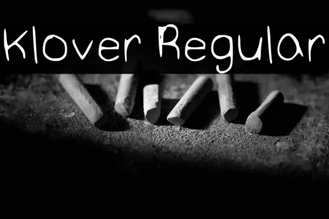Klover Regular Font examples
