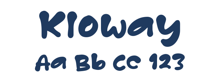 Kloway Font Preview