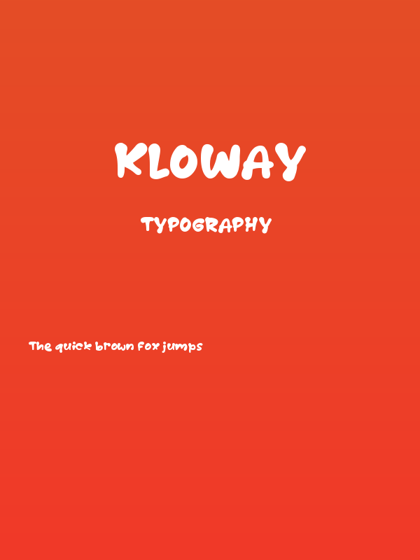 Kloway Poster
