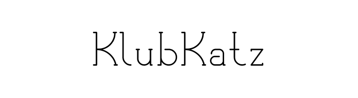 KlubKatz  font caratteri gratis