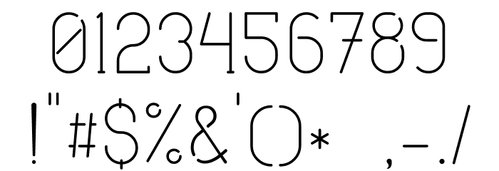 KlubKatz Font OTHER CHARS