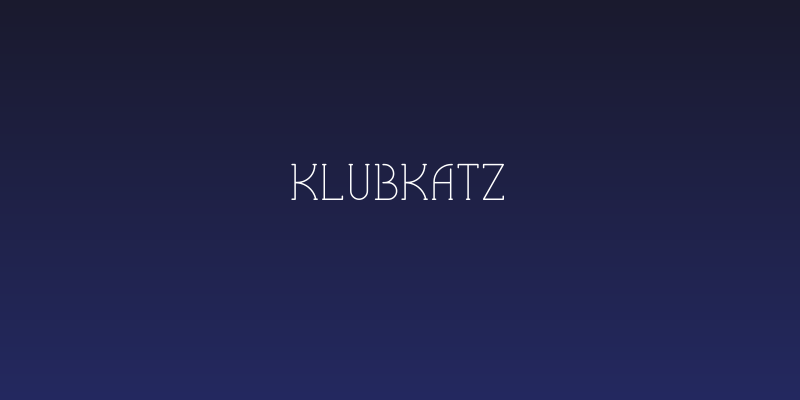 KlubKatz Social Header