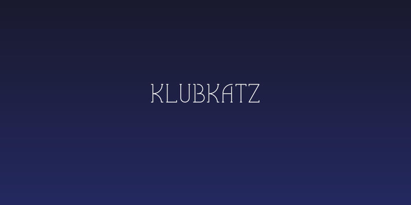 KlubKatz Social Header
