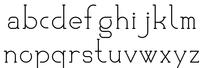 KlubKatz Font LOWERCASE