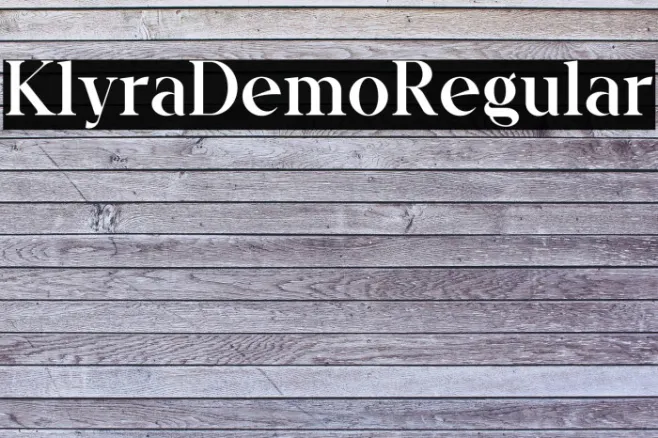 Klyra Demo Regular Example 2