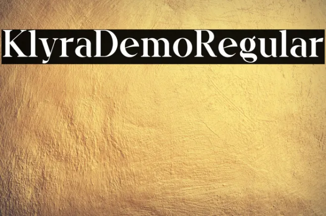 Klyra Demo Regular Example 3