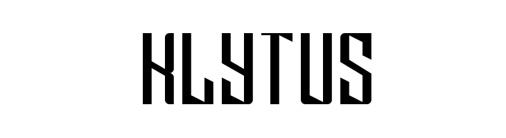 Klytus  les polices de caractères gratuit tlcharger