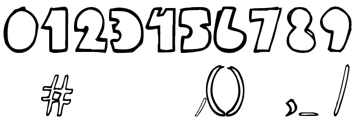 klam Font OTHER CHARS