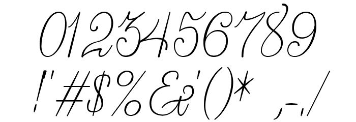 klara Font OTHER CHARS