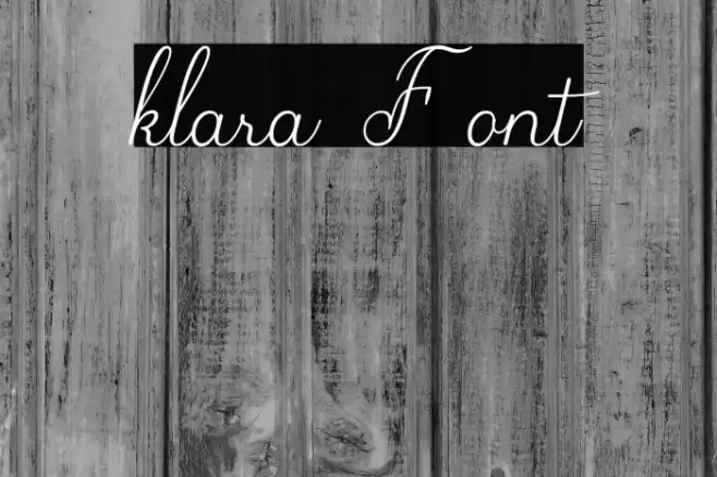 klara Font examples