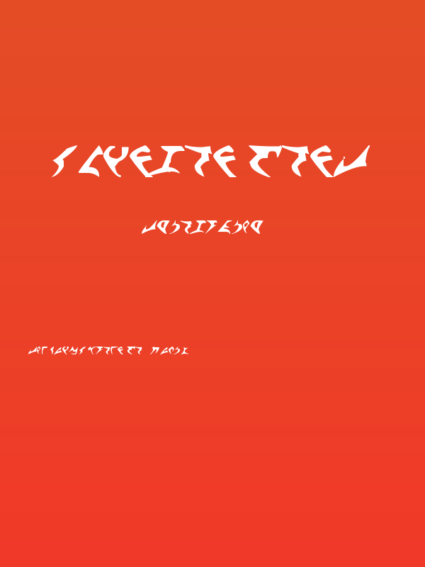 klingon font Poster