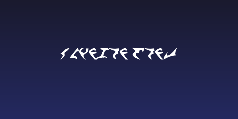 klingon font Social Header
