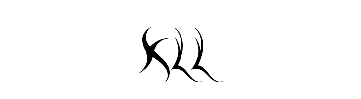 kll  Frei Schriftart Herunterladen