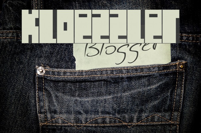 kloezzler Font examples